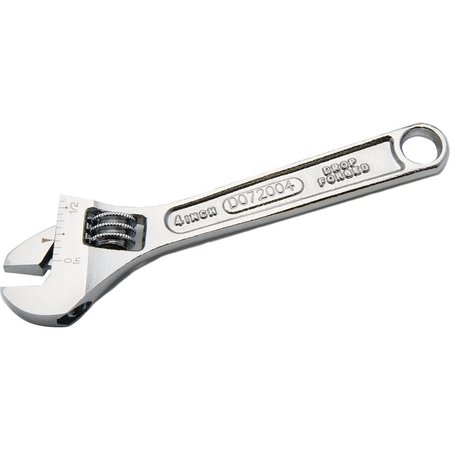 DYNAMIC Tools 4" Adjustable Wrench, Drop Forged D072004